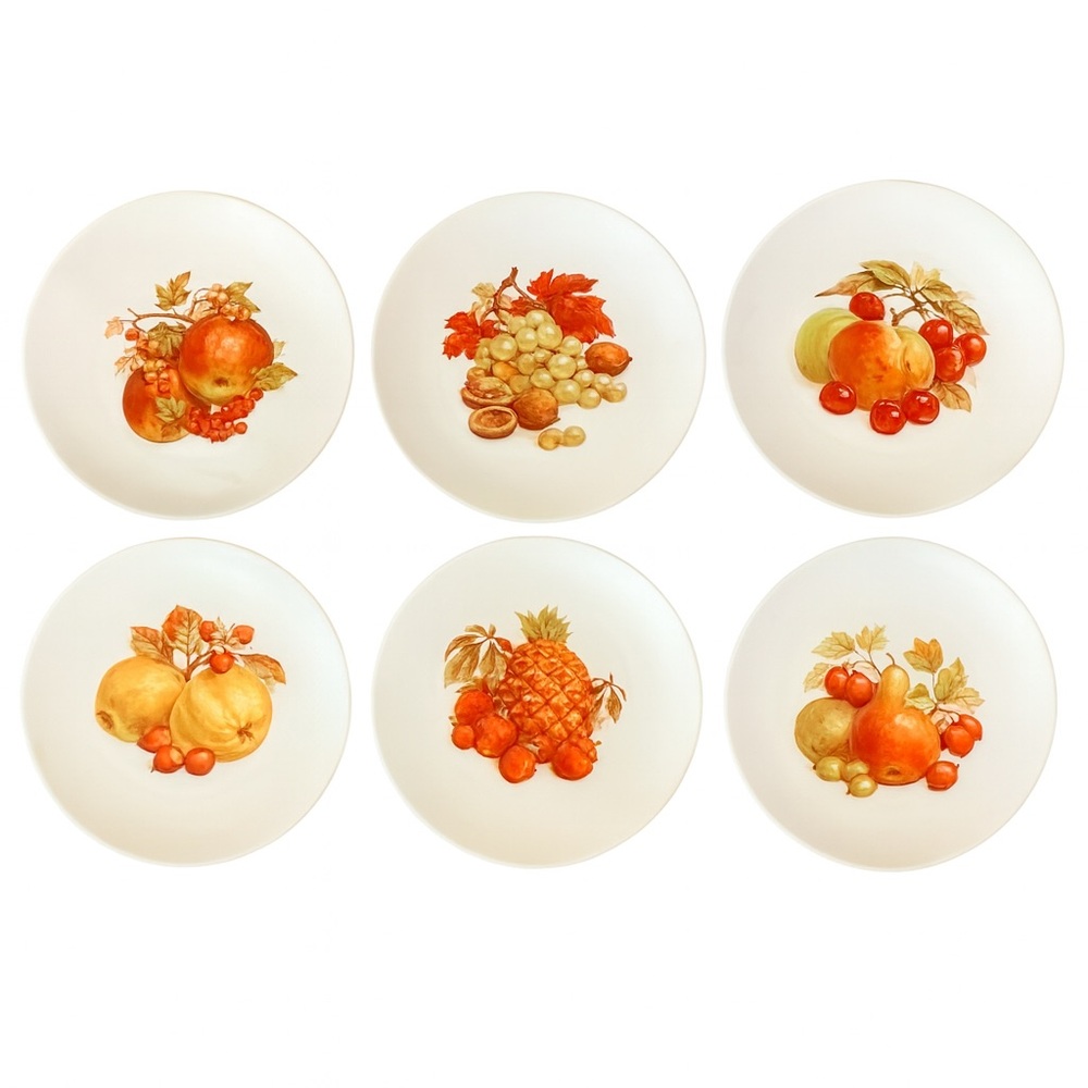 Bavarian Bareuther Waldsassen 7.5” Side Dessert Plates Made in Germany